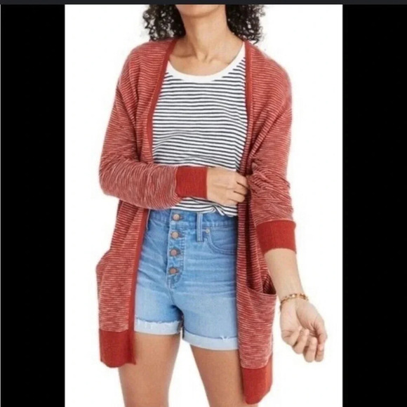 Madewell Summer Ryder longline Cardigan xs - Picture 2 of 4